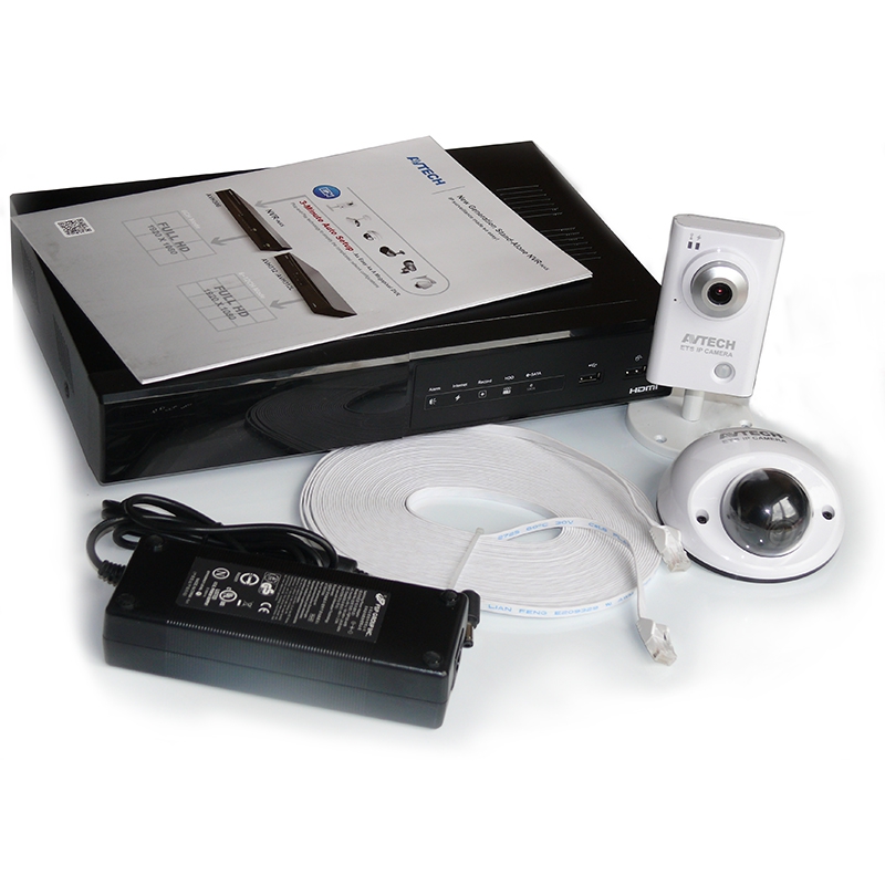 AVH0401 Kit (архив)|Комплект оборудования IP видеонаблюдения.